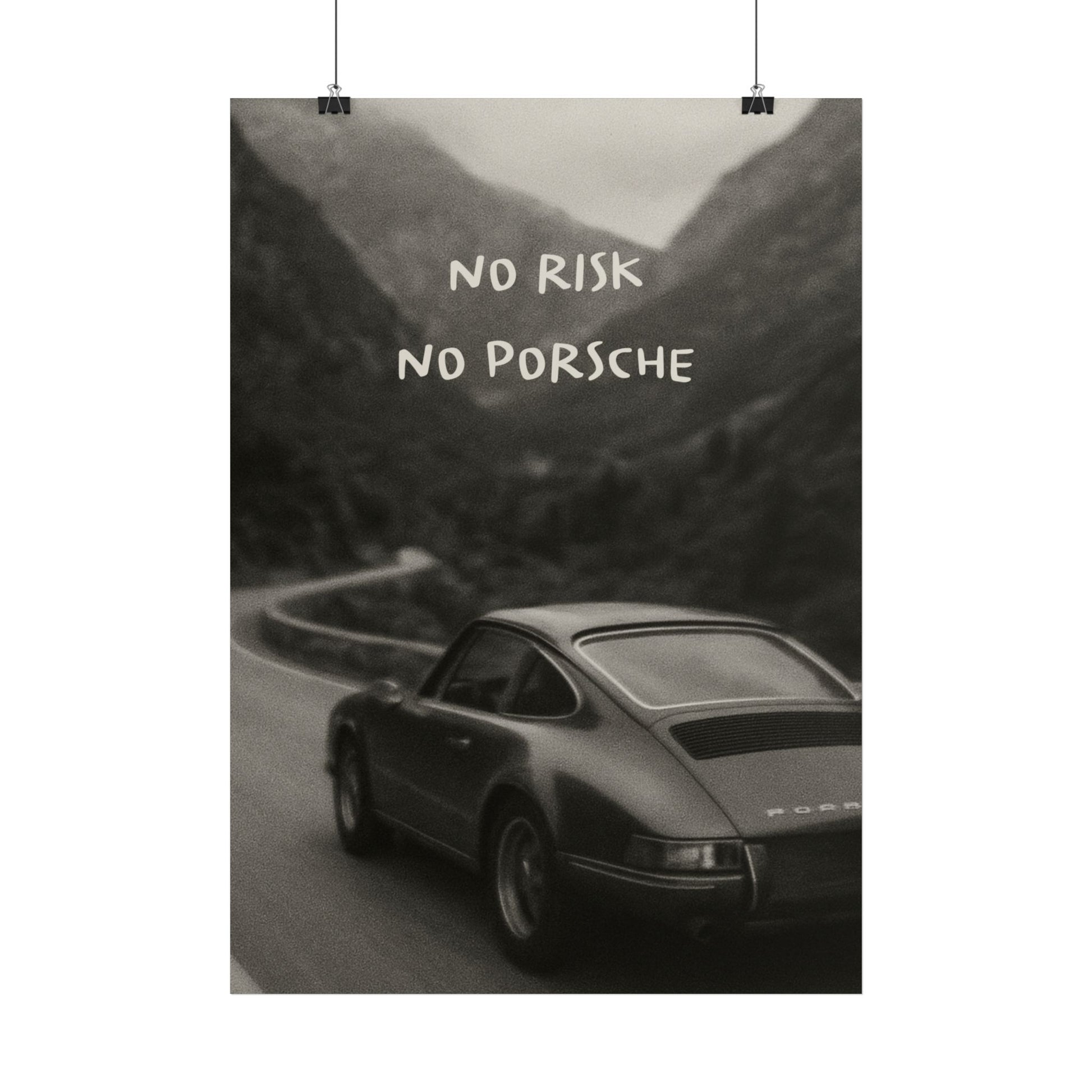 Poster | No Risk, No Porsche