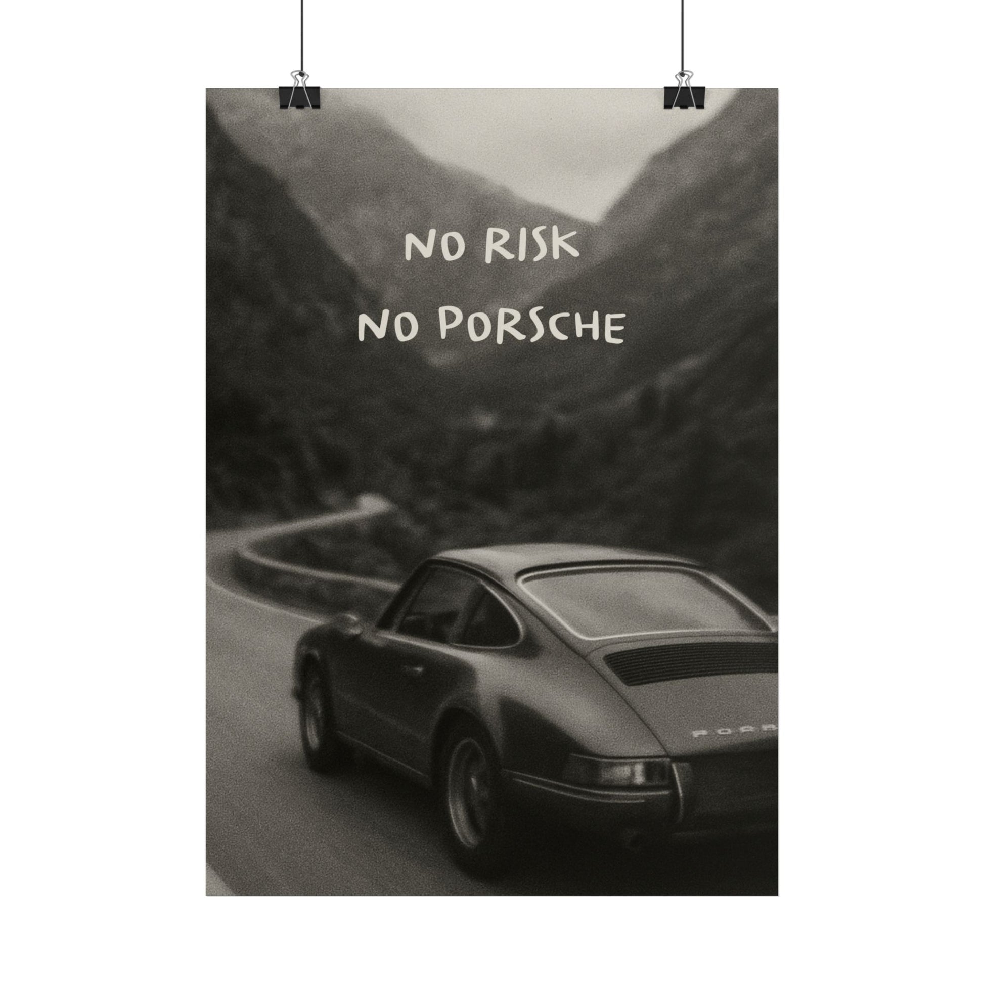 Poster | No Risk, No Porsche
